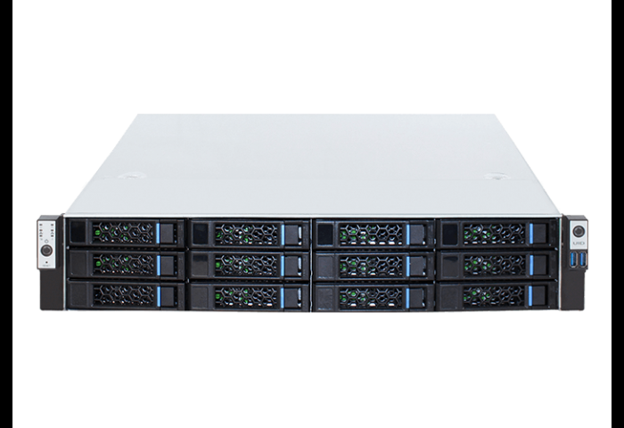 High density 2U 12bays hotswap server