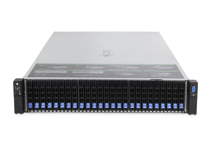 High density 2U 24bays hotswap server